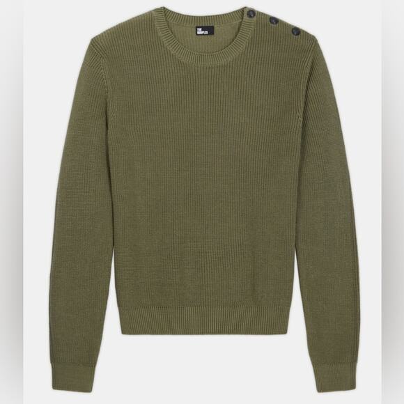 THE KOOPLES‎ KHAKI SWEATER IN LICHEN COLOR SIZE M - Picture 1 of 13